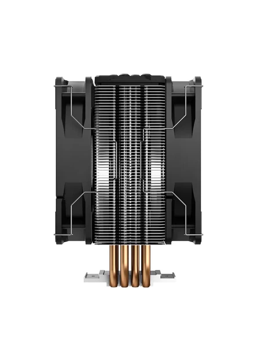 Кулер для процессора DEEPCOOL GAMMAXX-400 EX V2 BLACK LGA1700/115*/1200/AMD 2x120x25mm, 500-1500rpm,4HP