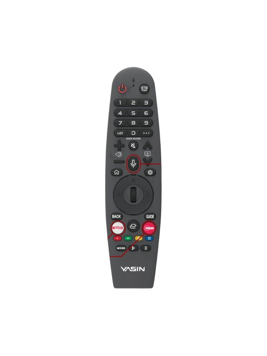 Телевизор YASIN LED TV 55UD81 55" 4K UHD 3840x2160, WebOS 450 cd/m2 1000000:1 6ms 178/178 WiFi