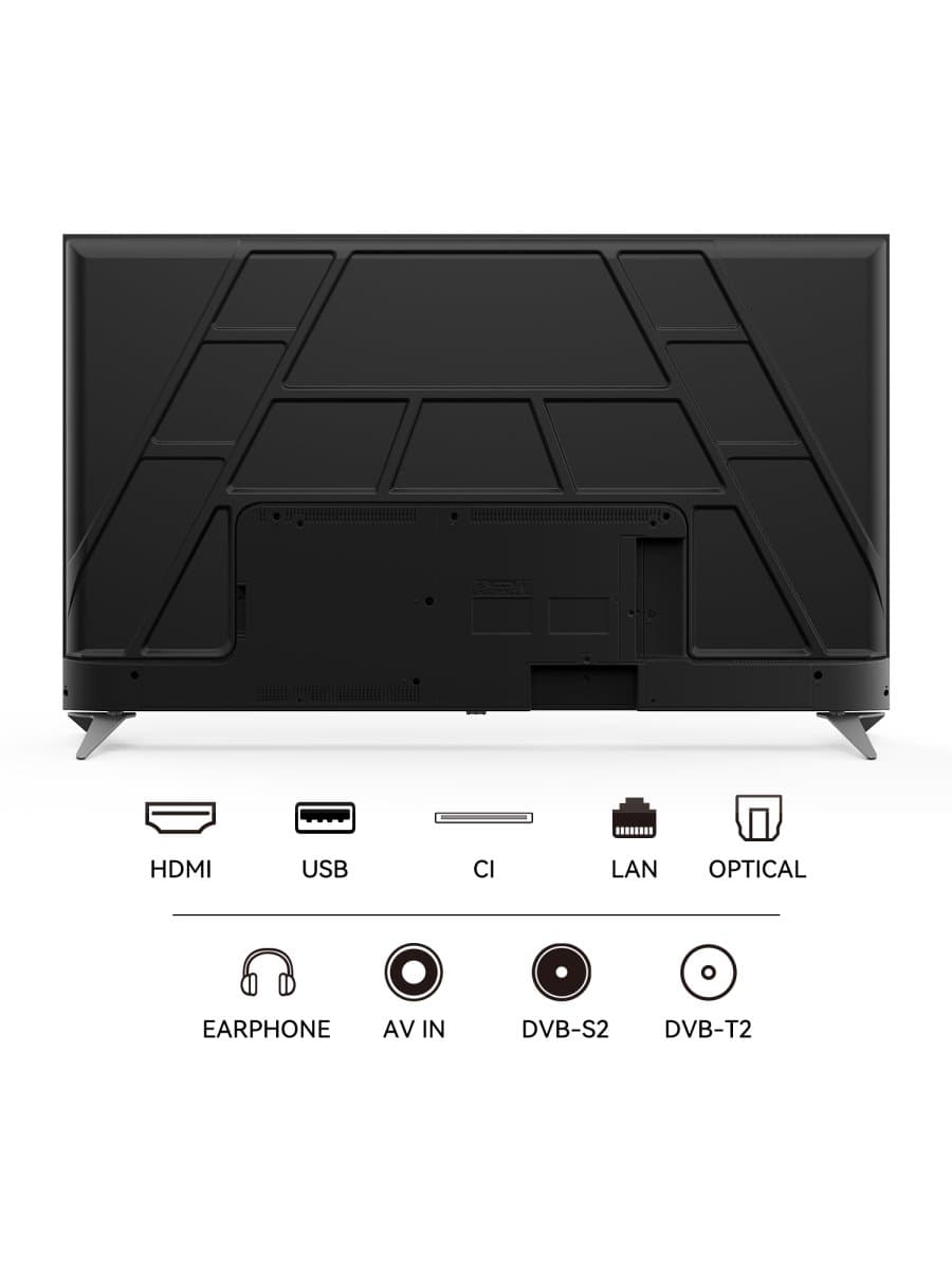 Телевизор YASIN LED TV 55UD81 55" 4K UHD 3840x2160, WebOS 450 cd/m2 1000000:1 6ms 178/178 WiFi