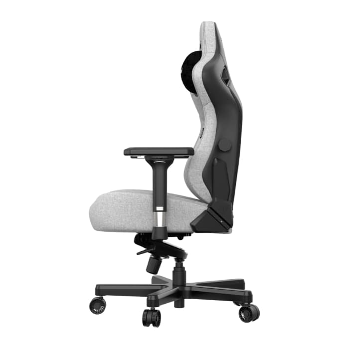 Игровое кресло AndaSeat AD12YDC-L-01-G-PV/F Kaiser 3 L GRAY 4D Armrest 65mm wheels Fabric