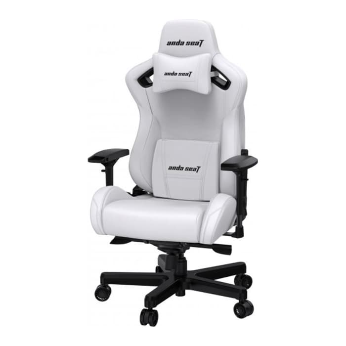 Игровое кресло AndaSeat AD12XL-07-W-PV-W01 Kaiser 2 XL WHITE 4D Armrest 65mm wheels PVC Leather