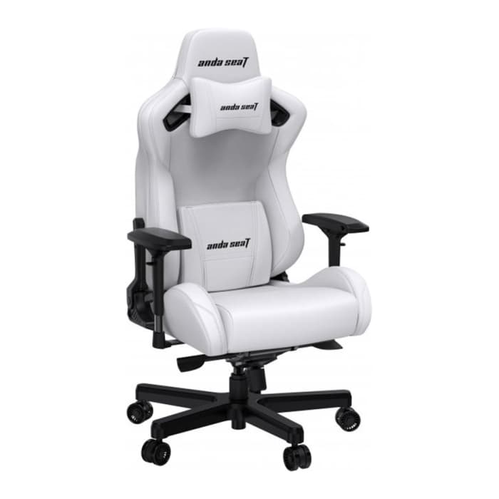 Игровое кресло AndaSeat AD12XL-07-W-PV-W01 Kaiser 2 XL WHITE 4D Armrest 65mm wheels PVC Leather