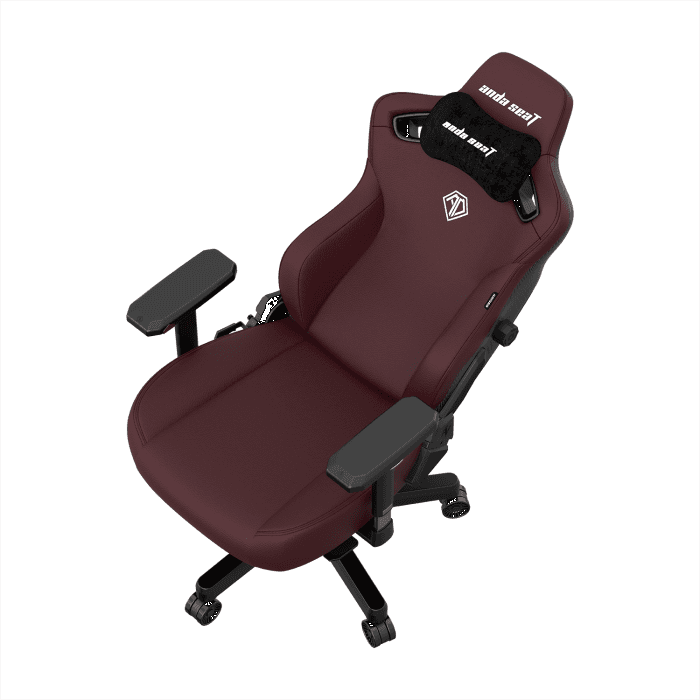 Игровое кресло AndaSeat AD12YDC-L-01-A-PV/C Kaiser 3 L MAROON 4D Armrest 65mm wheels PVC Leather