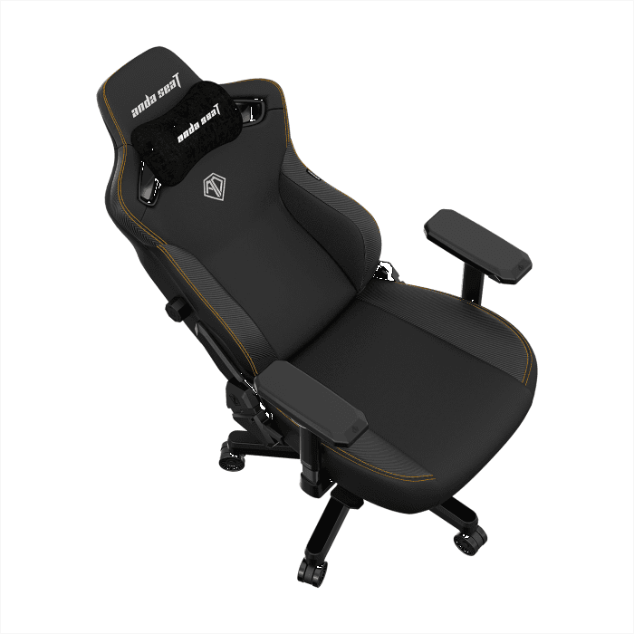 Игровое кресло AndaSeat AD12YDC-L-01-B-PV/C Kaiser 3 L BLACK 4D Armrest 65mm wheels PVC Leather