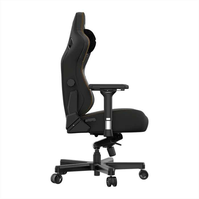 Игровое кресло AndaSeat AD12YDC-XL-01-B-PV/C Kaiser 3 XL BLACK 4D Armrest 65mm wheels PVC Leather