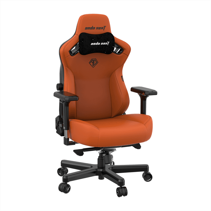 Игровое кресло AndaSeat AD12YDC-XL-01-O-PV/C Kaiser 3 XL ORANGE 4D Armrest 65mm wheels PVC Leather