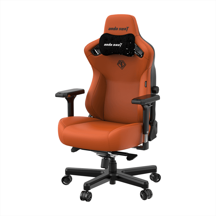 Игровое кресло AndaSeat AD12YDC-XL-01-O-PV/C Kaiser 3 XL ORANGE 4D Armrest 65mm wheels PVC Leather