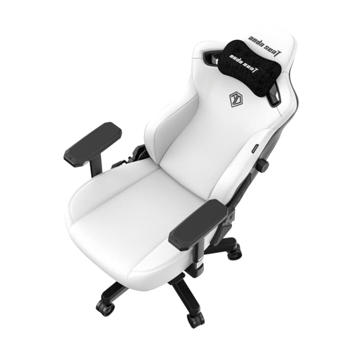 Игровое кресло AndaSeat AD12YDC-XL-01-W-PV/C Kaiser 3 XL WHITE 4D Armrest 65mm wheels PVC Leather