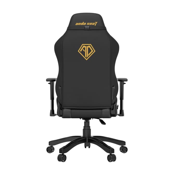 Игровое кресло AndaSeat AD18Y-06-B-PV/C Phantom 3 BLACK&GOLD 2D Armrest 60mm wheels PVC Leather