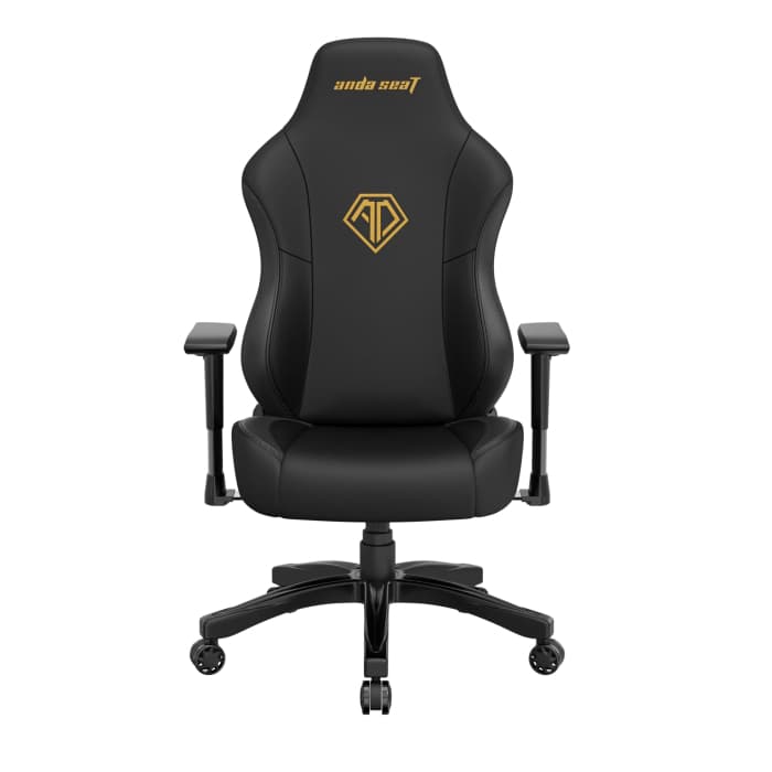 Игровое кресло AndaSeat AD18Y-06-B-PV/C Phantom 3 BLACK&GOLD 2D Armrest 60mm wheels PVC Leather