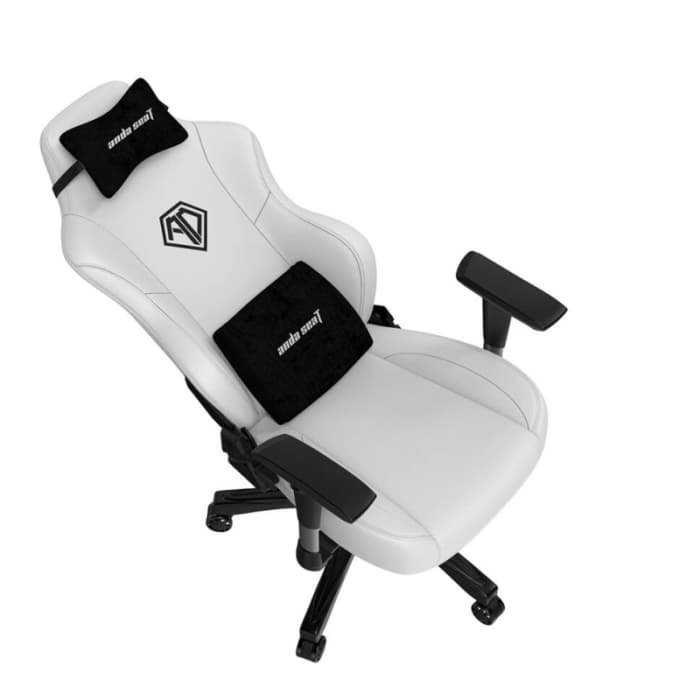 Игровое кресло AndaSeat AD18Y-06-W-PV Phantom 3 WHITE 2D Armrest 60mm wheels PVC Leather