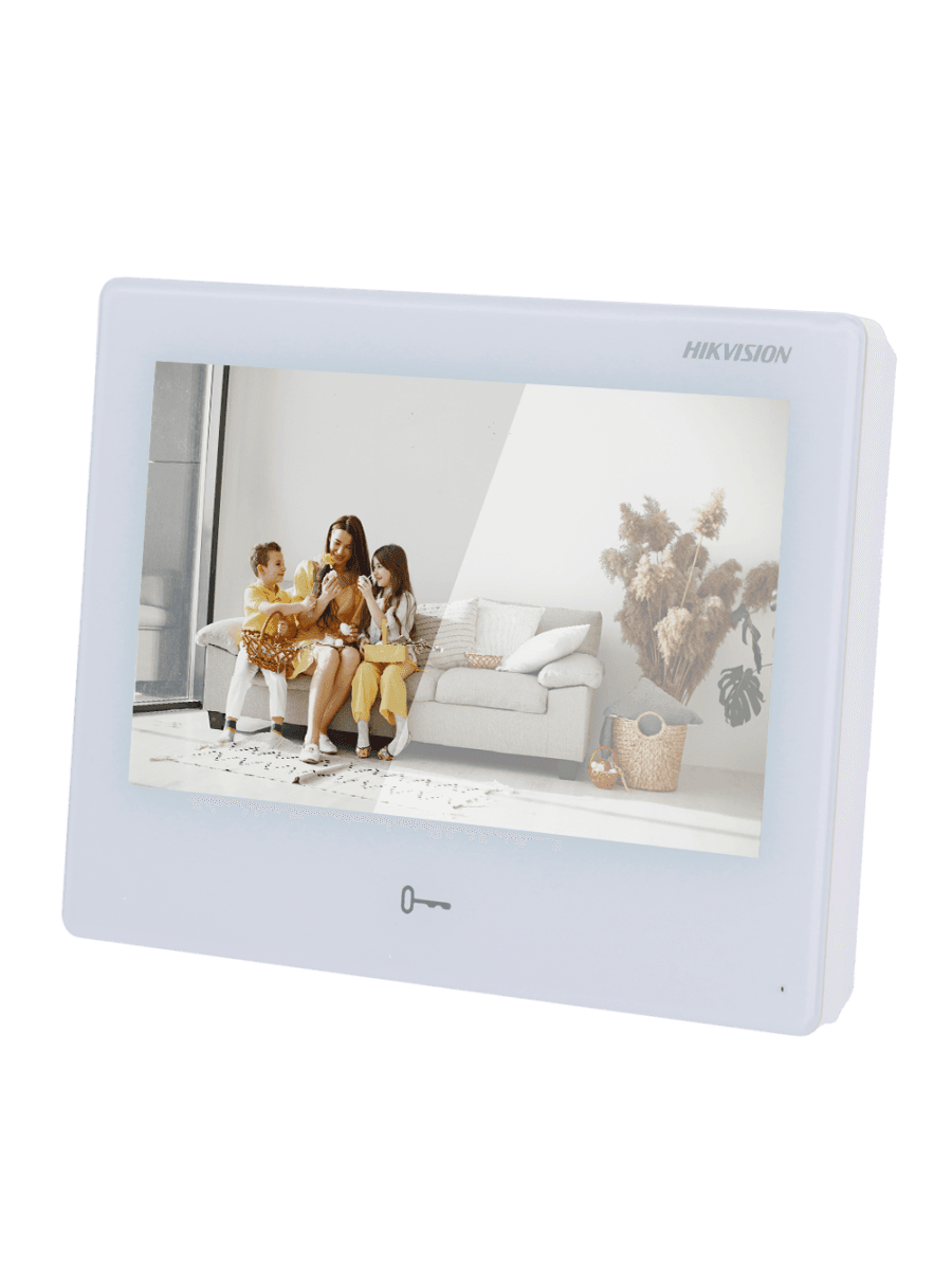 IP монитор видеодомофона HIKVISION DS-KH9310-WTE1 7"(STD) Touch-Screen,Android,PoE,WIFI, WHITE