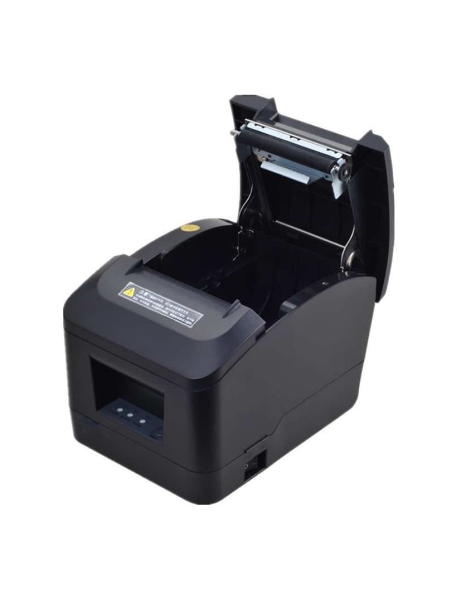 Термопринтер чеков Xprinter XP-K200L 80mm direct thermal Receipt printer USB+LAN, Black, 200mm/s, EU plug