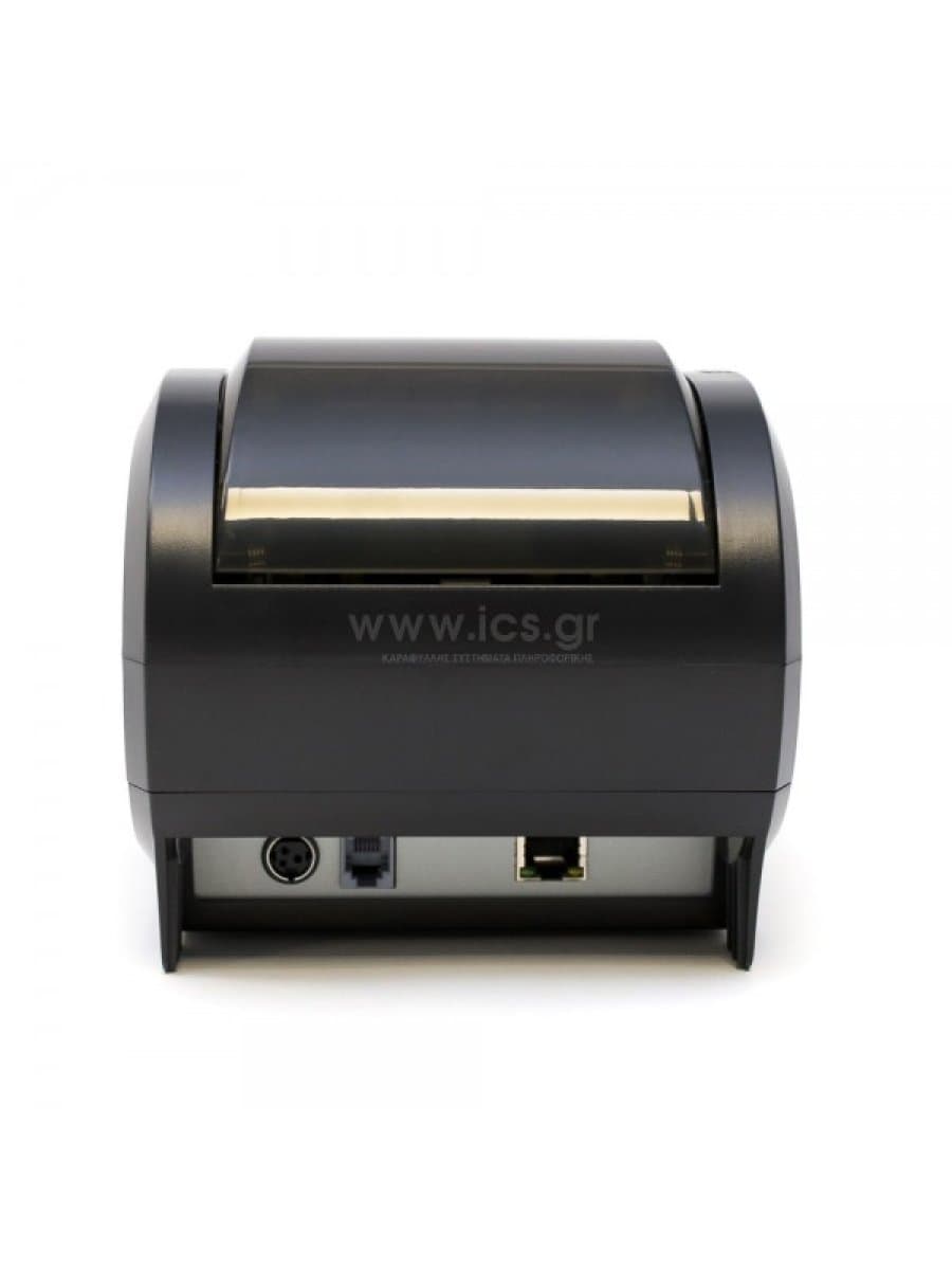 Термопринтер чеков Xprinter XP-K200L 80mm direct thermal Receipt printer USB+LAN, Black, 200mm/s, EU plug