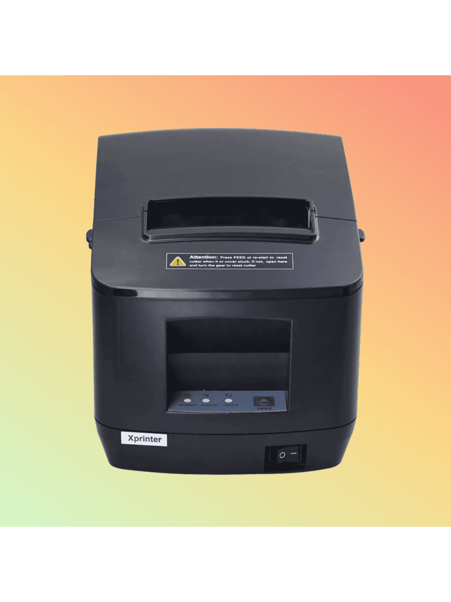 Термопринтер чеков Xprinter XP-V320L 80mm direct thermal Receipt printer USB+LAN, Black, 230mm/s, EU plug