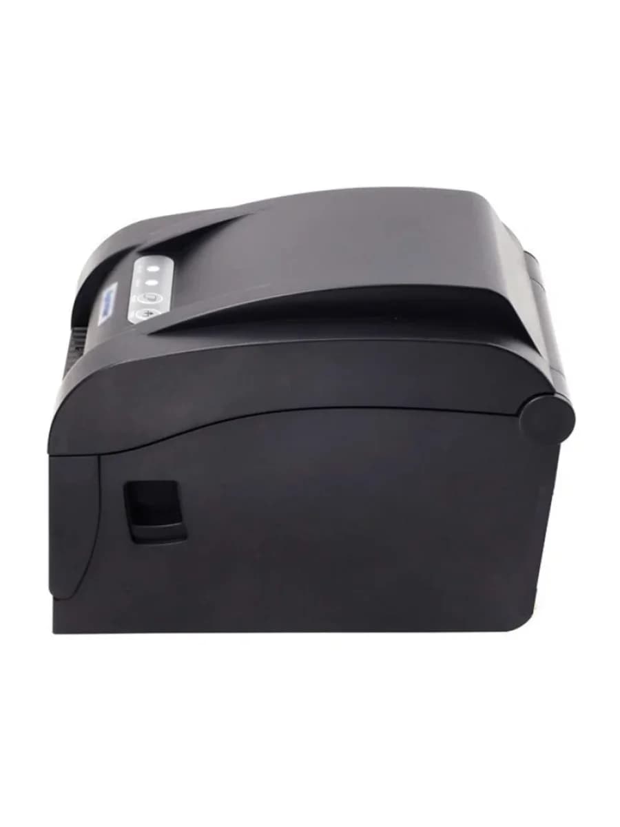 Термопринтер штрих-кодов и чеков Xprinter XP-350B 3inch direct thermal barcode&Receipt printer USB+SERIAL,Black,152mm/s,EU plug