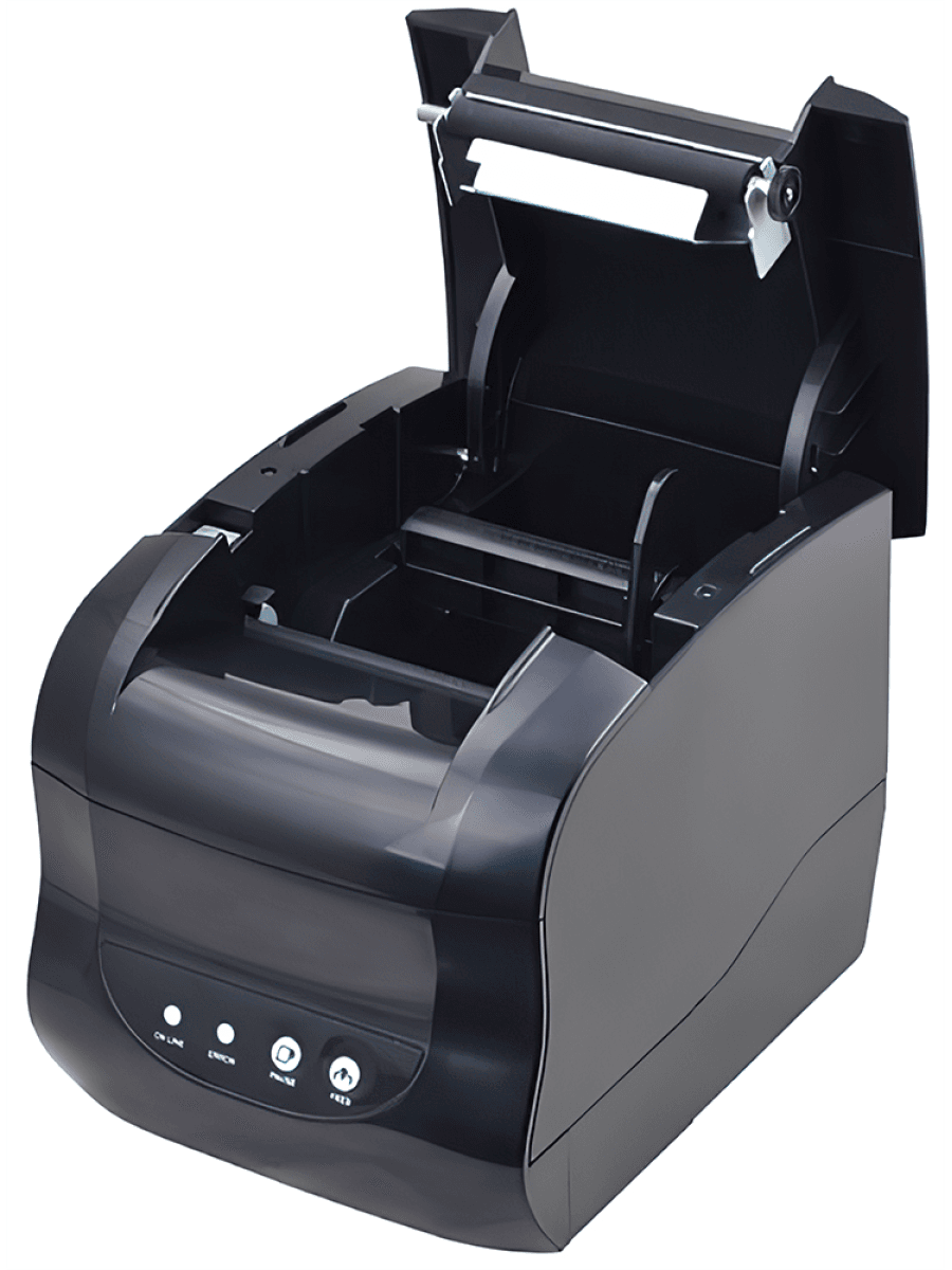 Термопринтер штрих-кодов и чеков Xprinter XP-365B 3inch direct thermal barcode&amp;Receipt printer USB,Black,127mm/s,EU plug