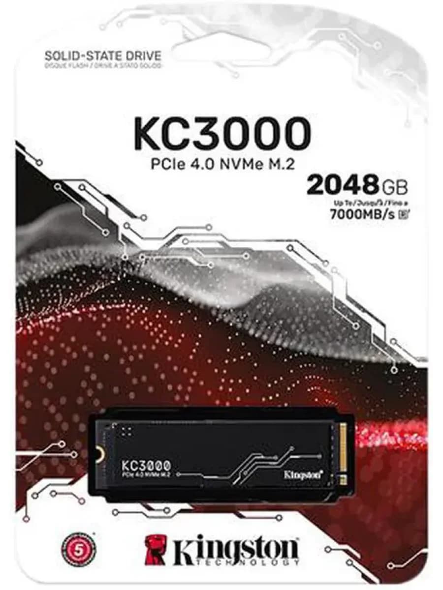 Твердотельный накопитель SSD KINGSTON KC3000 2TB M.2 2280 NVMe