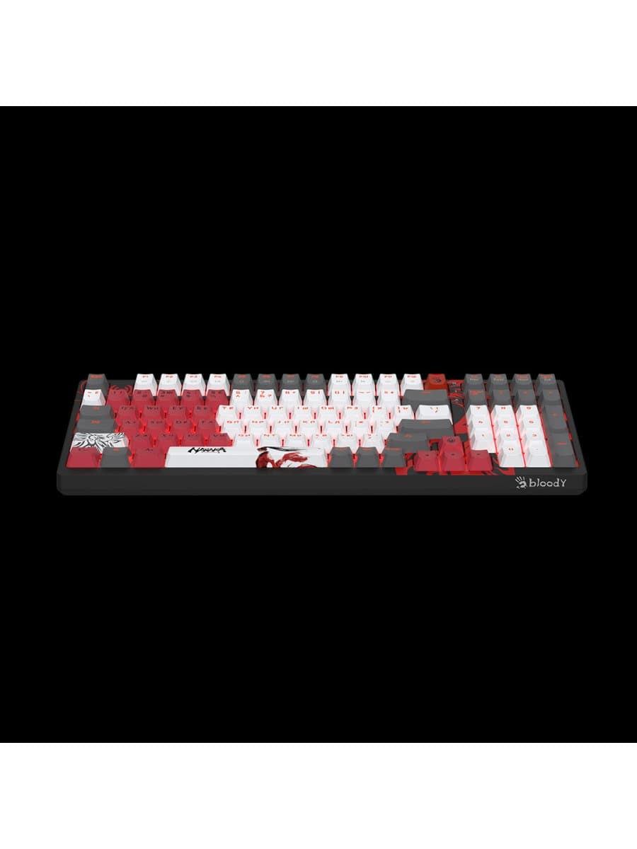 Механическая игровая клавиатура A4TECH BLOODY S98 NARAKA GAMING MECHANICAL BLMS RED SWITCH RGB KEYBOARD USB US+RUS