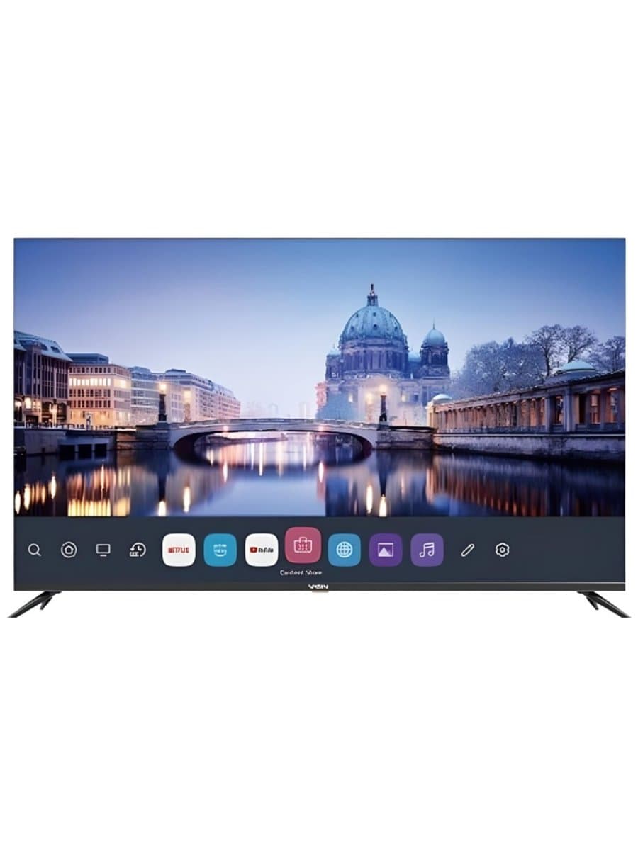 Телевизор YASIN LED TV 43UD81 43" FHD 1920x1080, WebOS 450 cd/m2 1000000:1 6ms 178/178 DVB-T2/C/S2 WiFi