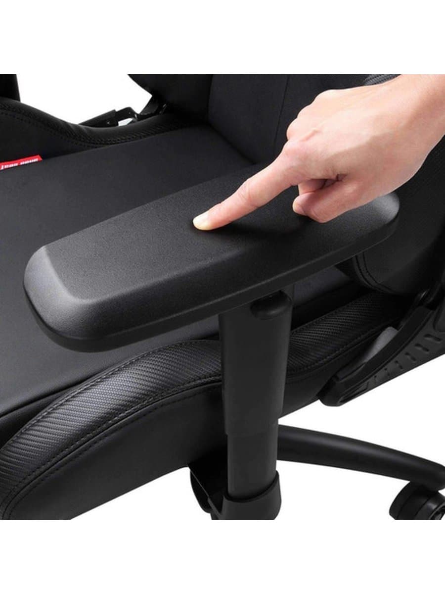 Игровое кресло AndaSeat AD12XL-DARK-B-PV/C-B02 DARK KNIGHT XL BLACK 4D Armrest 65mm wheels PVC Leather