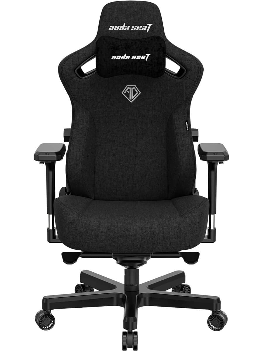Игровое кресло AndaSeat AD12YDC-L-01-B-CF Kaiser 3 L BLACK 4D Armrest 65mm wheels Fabric