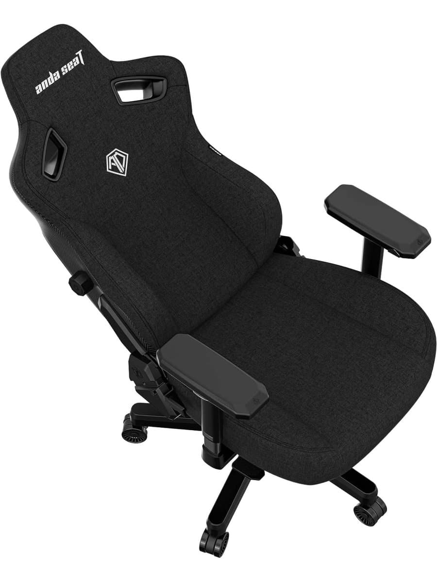 Игровое кресло AndaSeat AD12YDC-L-01-B-CF Kaiser 3 L BLACK 4D Armrest 65mm wheels Fabric