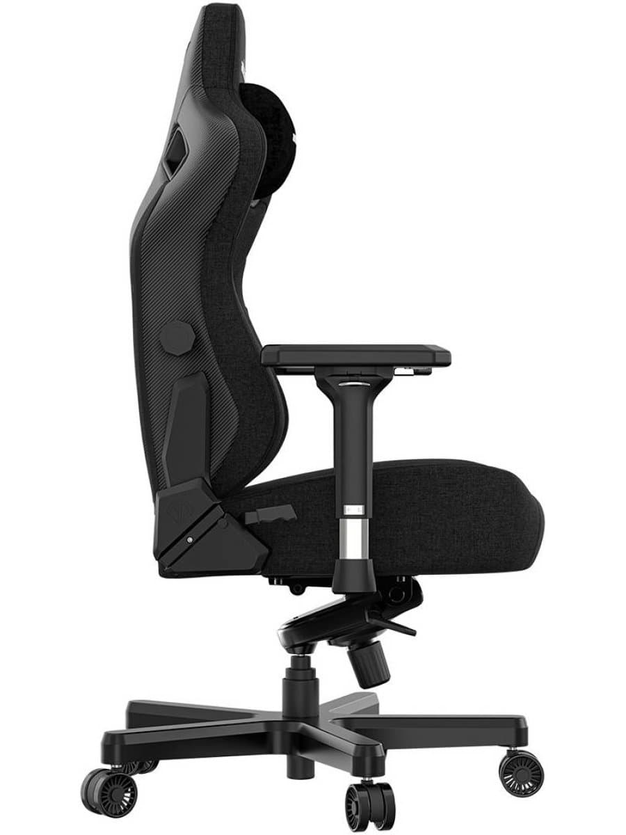 Игровое кресло AndaSeat AD12YDC-XL-01-B-CF Kaiser 3 XL BLACK 4D Armrest 65mm wheels Fabric