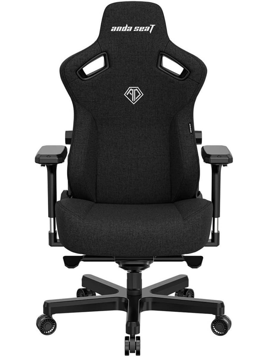 Игровое кресло AndaSeat AD12YDC-XL-01-B-CF Kaiser 3 XL BLACK 4D Armrest 65mm wheels Fabric