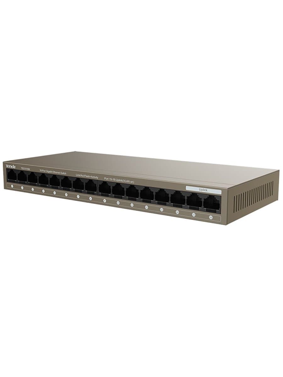 Коммутатор HUB Switch Tenda TEG1016M 16port 10/100/1000M Gigabit