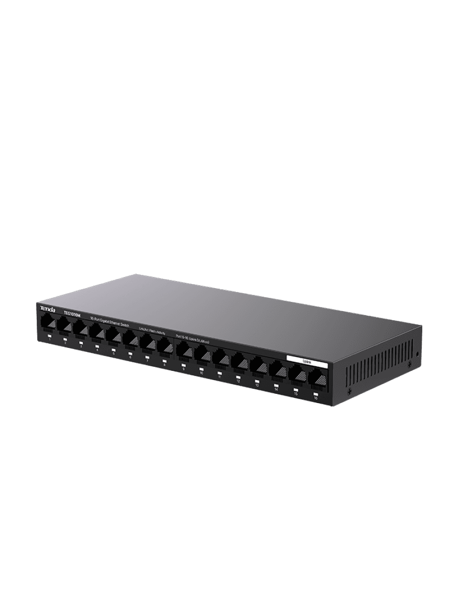Коммутатор HUB Switch Tenda TEG1016M 16port 10/100/1000M Gigabit
