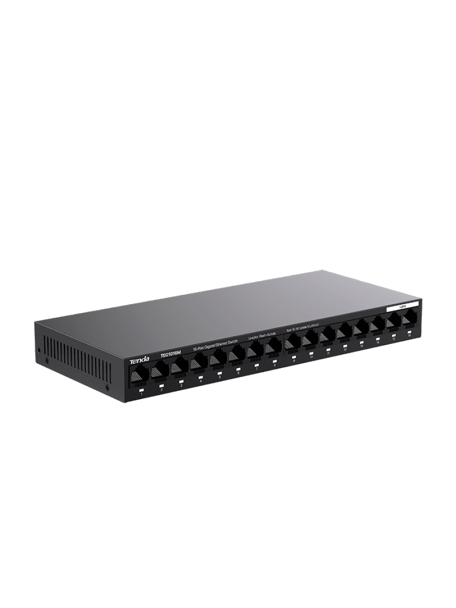 Коммутатор HUB Switch Tenda TEG1016M 16port 10/100/1000M Gigabit
