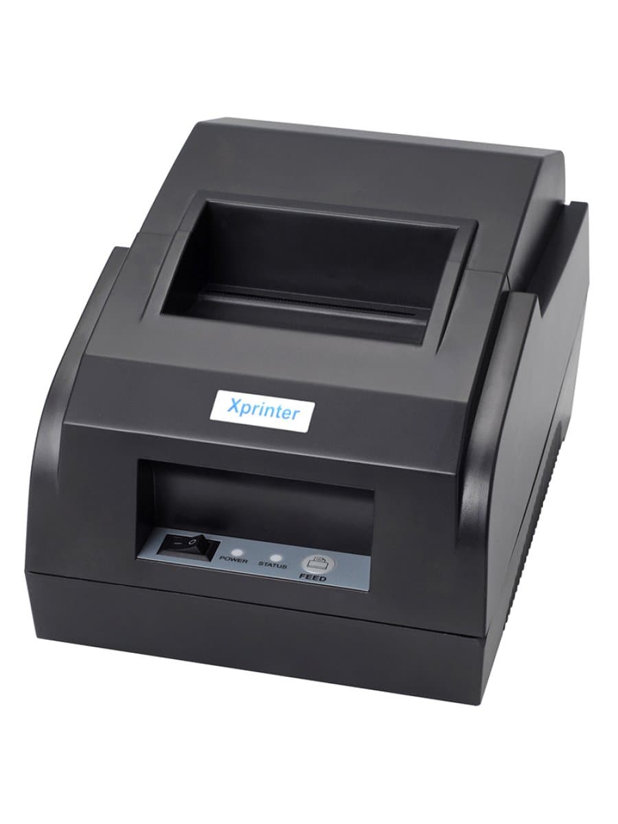 Принтер чеков Xprinter XP-58IIL 58mm desktop receipt printer, USB+bluetooth, 90mm/s, EU plug