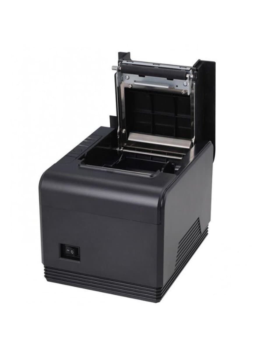 Термопринтер чеков Xprinter XP-Q200 80mm direct thermal Receipt printer USB+LAN, Black, 300mm/s, EU plug