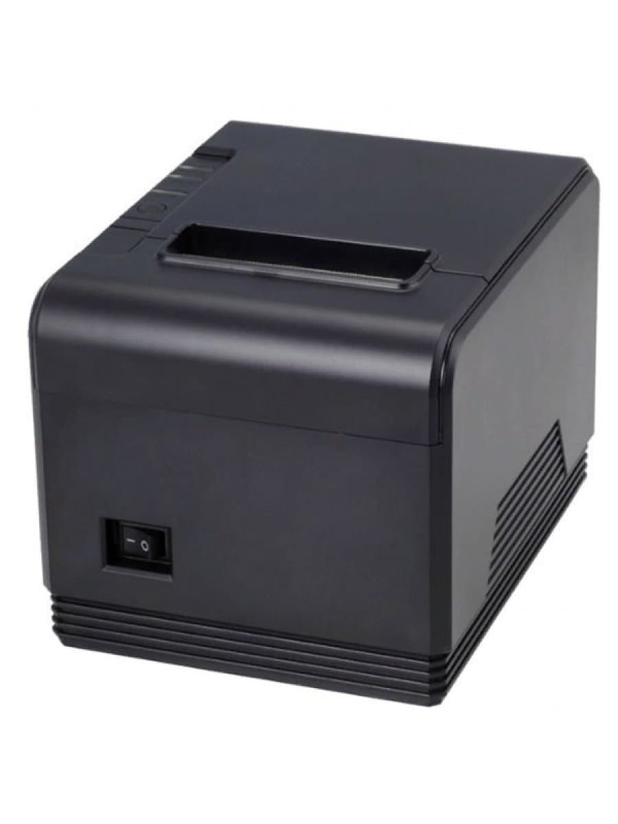 Термопринтер чеков Xprinter XP-Q200 80mm direct thermal Receipt printer USB+LAN, Black, 300mm/s, EU plug
