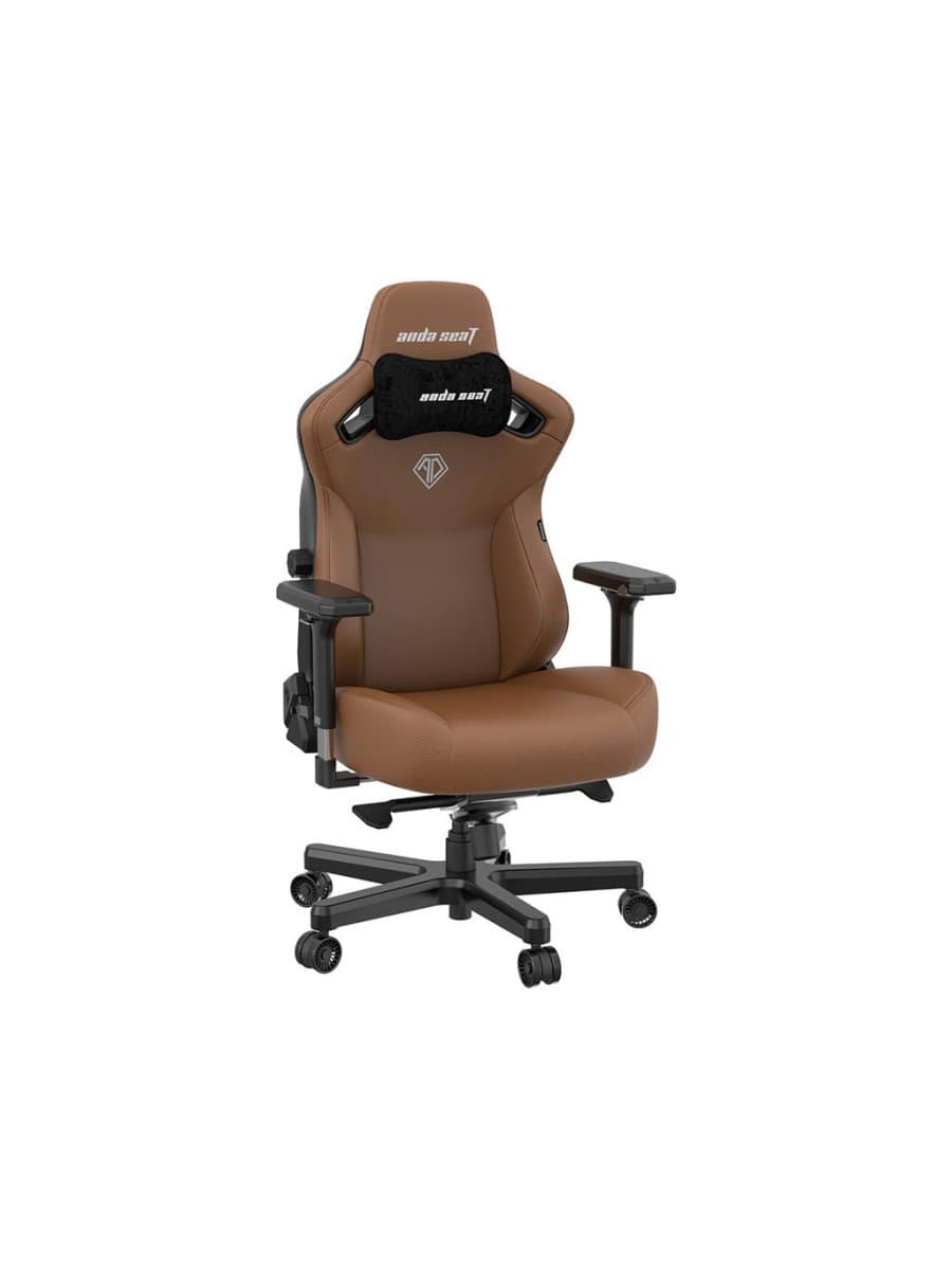Игровое кресло AndaSeat AD12YDC-XL-01-K-PV/C Kaiser 3 XL BROWN 4D Armrest 65mm wheels PVC Leather