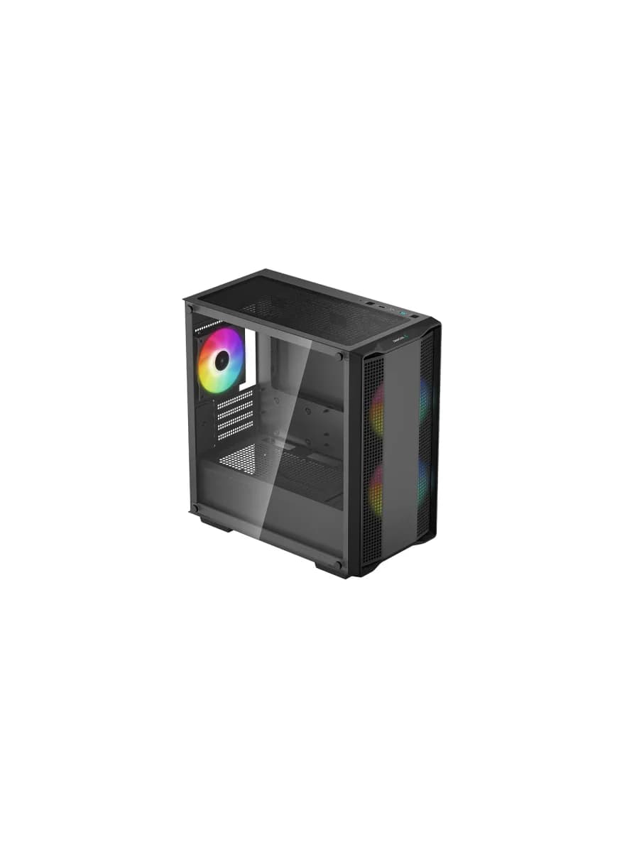 Корпус DEEPCOOL MATX CC360 ARGB w/o PSU USB3.0?2 Front + 3?120mm ARGB FANS
