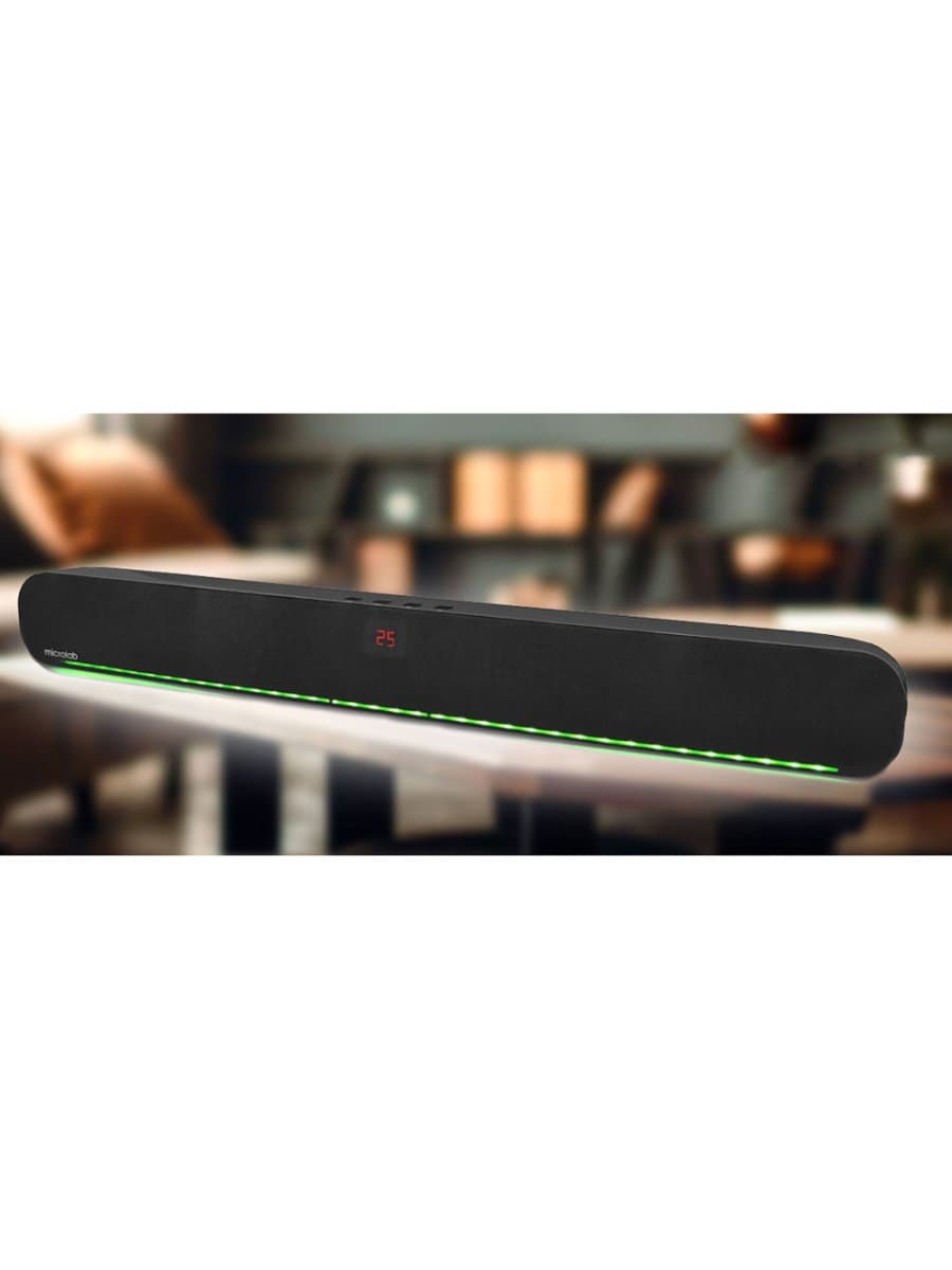 Саундбар Microlab Soundbar Onebar 03 10W*2 LED Bluetooth 5.0, USB