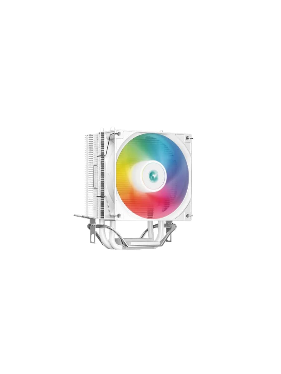Кулер для процессора DEEPCOOL AG300 WH WHITE ARGB LED LGA115*/1700/1200/AMD 92mm PWM fan,500-3050rpm,3HP