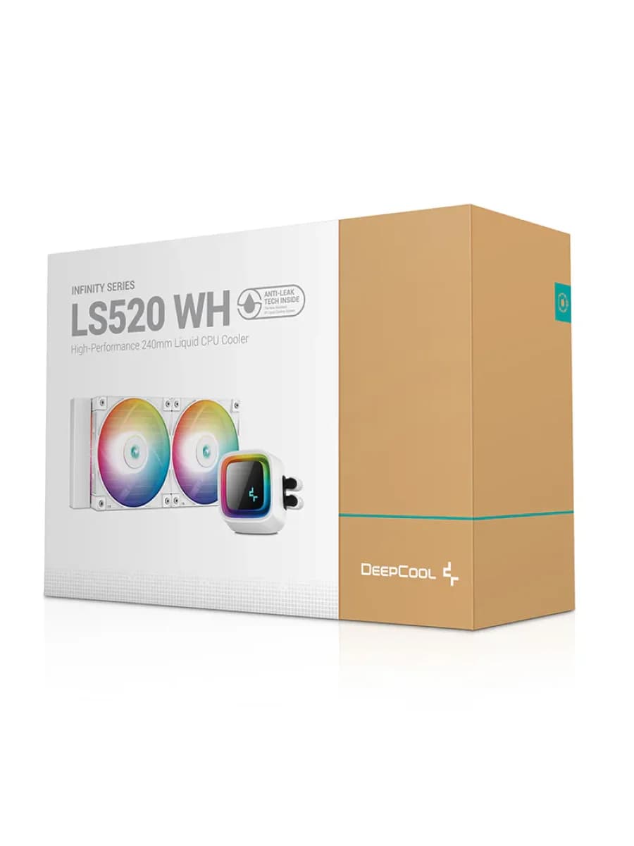 Система охлаждения DEEPCOOL LS520 WH WHITE RGB120*2 FAN LGA20xx/1700/1200/115*/AMD