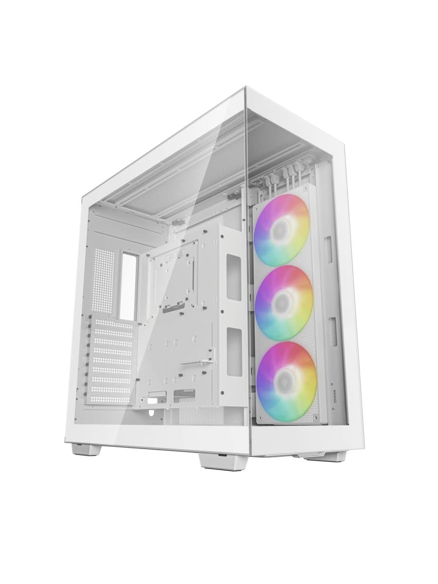 Корпус DEEPCOOL EATX CH780 WH WHITE w/o PSU USB3.0?2 Type-C*1 ARGB 3*140mm FAN (360mm)