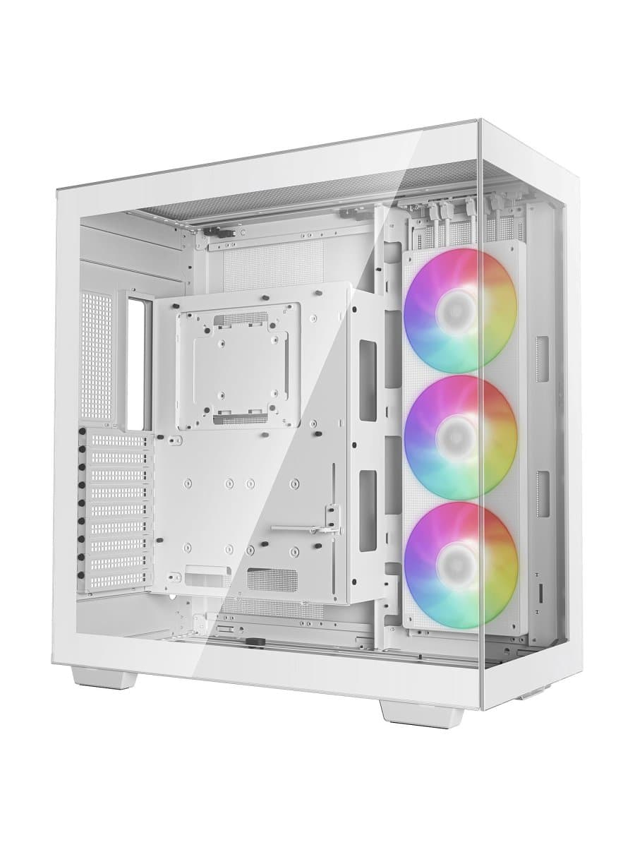 Корпус DEEPCOOL EATX CH780 WH WHITE w/o PSU USB3.0?2 Type-C*1 ARGB 3*140mm FAN (360mm)