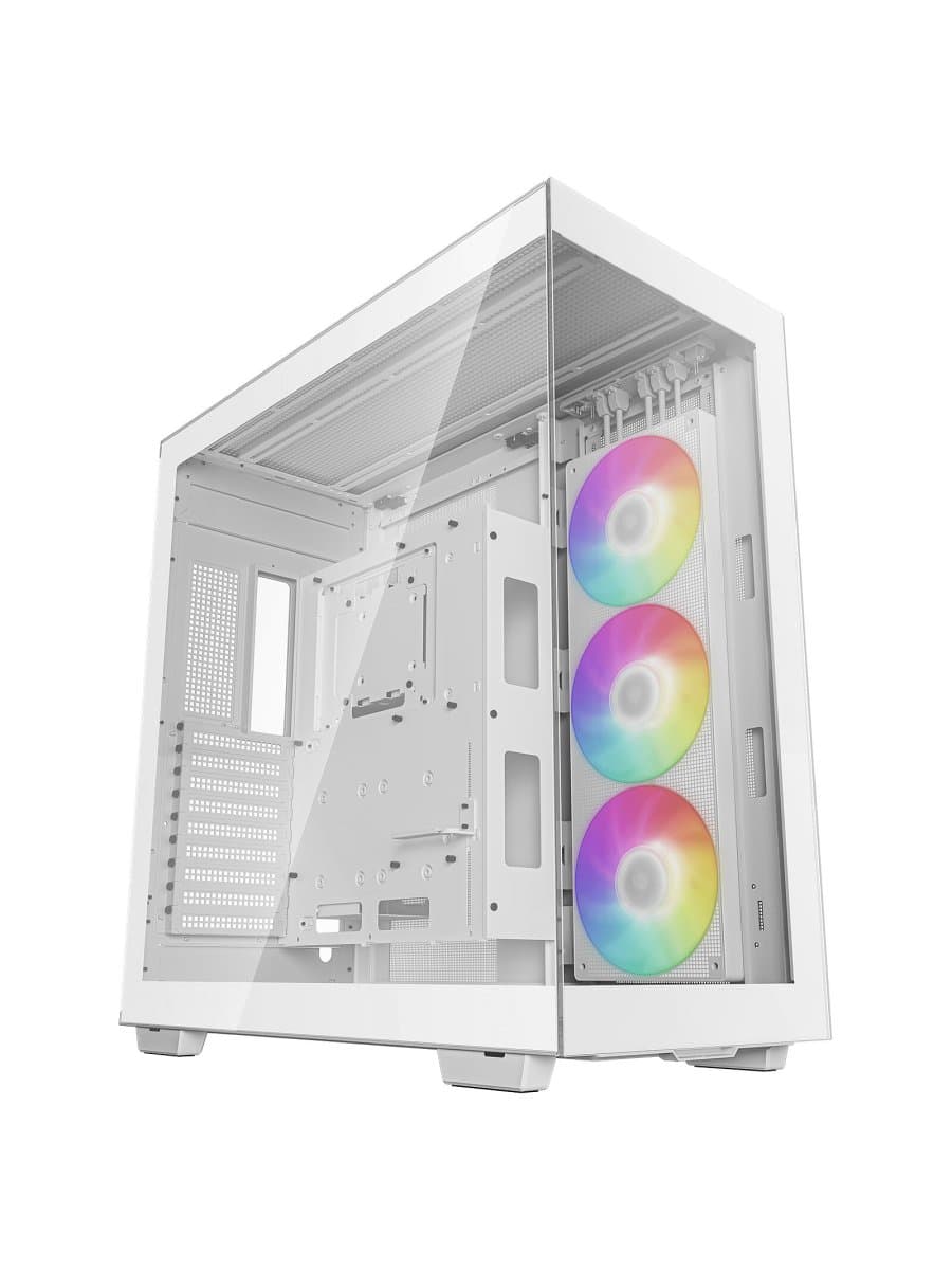 Корпус DEEPCOOL EATX CH780 WH WHITE w/o PSU USB3.0?2 Type-C*1 ARGB 3*140mm FAN (360mm)