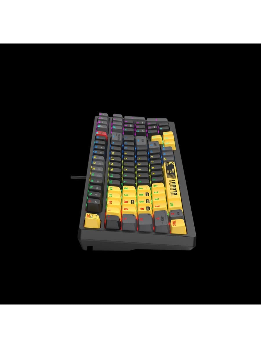 Механическая игровая клавиатура A4TECH BLOODY S98 SPORTS LIME GAMING MECHANICAL BLMS RED SWITCH RGB KEYBOARD USB US+RUS