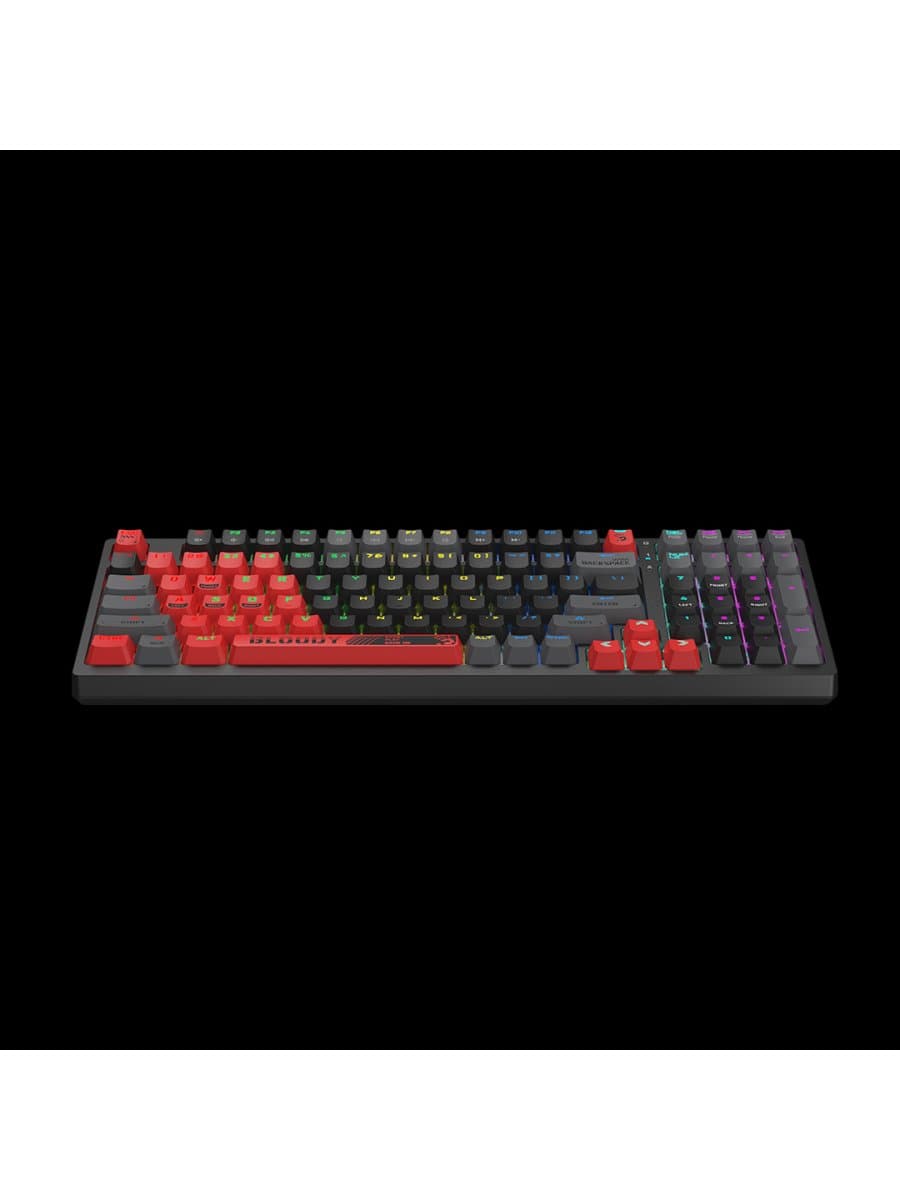 Механическая игровая клавиатура A4TECH BLOODY S98 SPORTS RED GAMING MECHANICAL BLMS RED SWITCH RGB KEYBOARD USB US+RUS