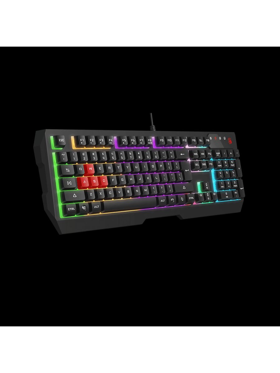 Мультимедийная клавиатура A4TECH BLOODY B135N GAMING NEON BACKLIGHT MULTIMEDIA KEYBOARD USB US+RUSSIAN