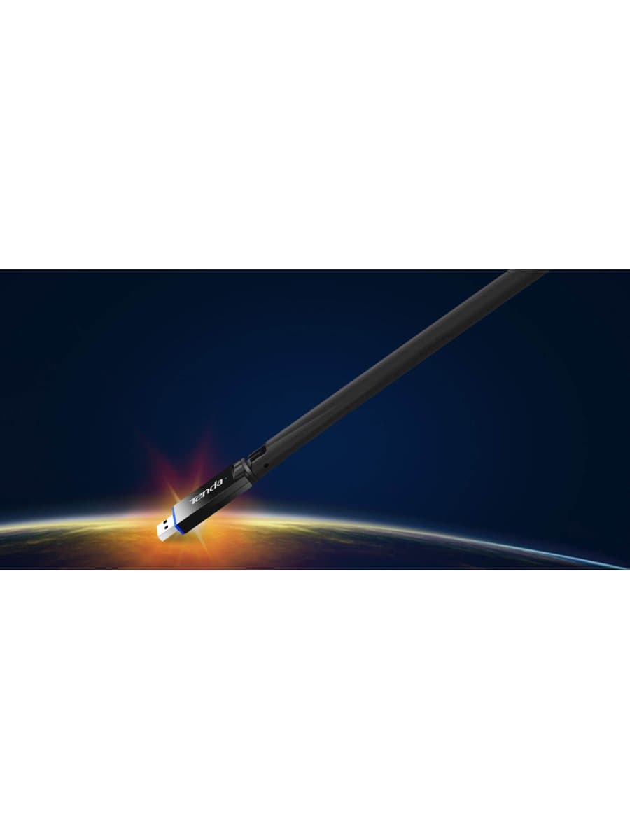 Беспроводной адаптер Tenda U10 AC650 Dualband up to 200+433Mbps 1x6Dbi Antenna Wireless USB Adapter