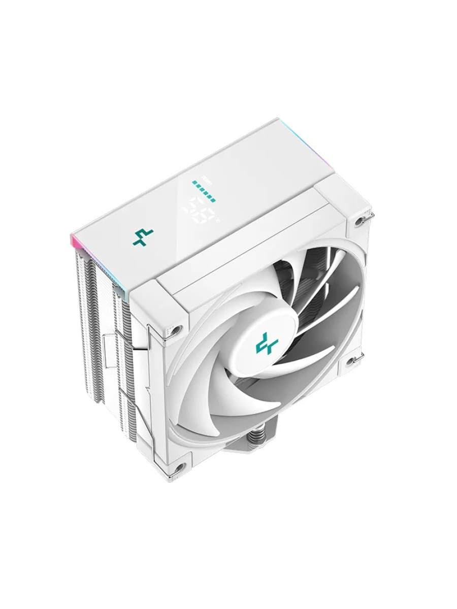 Кулер для процессора DEEPCOOL AK400 DIG. WH LGA1700/1200/115*/AMD 120mm Black PWM FDB fan,500-1850rpm,4HP