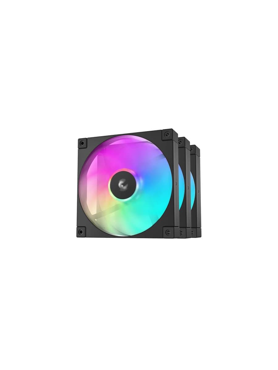 Кулер для корпуса DEEPCOOL FD14(3 IN 1 SET) ARGB PWM HDB BLACK 400-1650rpm 140mm