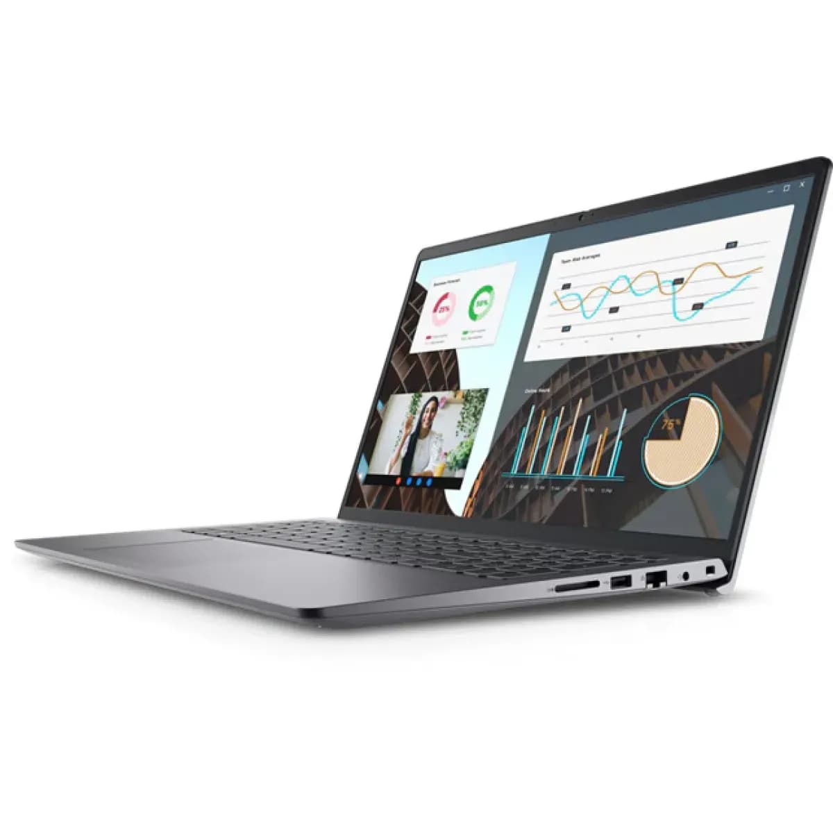 Ноутбук DELL Vostro 3530 i3-1305U 1.6-4.5GHz,8GB,SSD 512GB,15.6" FHD IPS 120Hz,RUS,BLACK